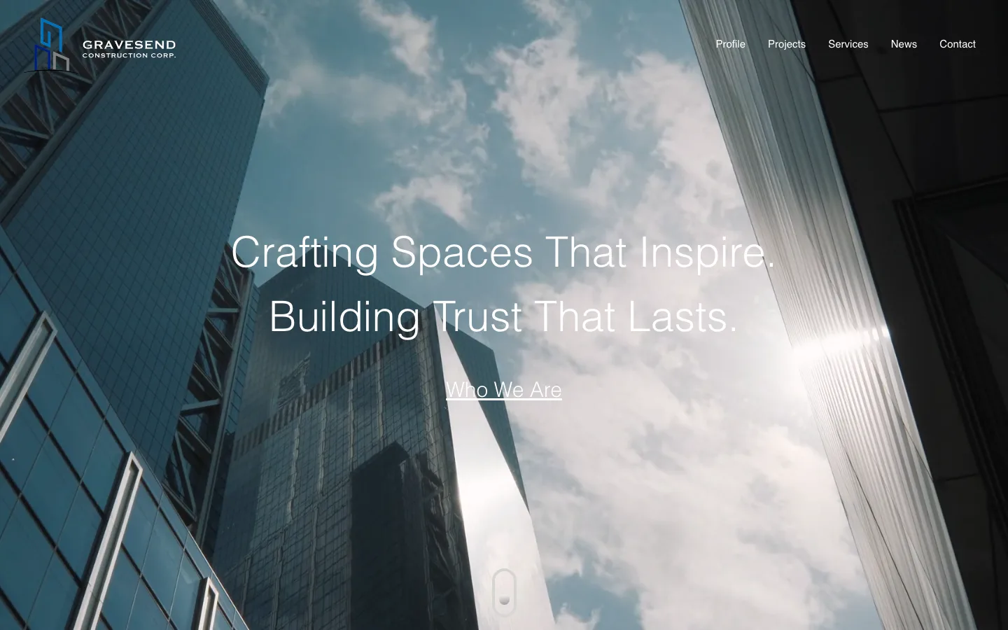 Gravesend Construction Corp. website by Half Code